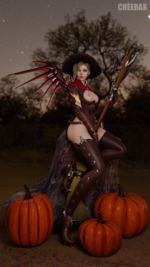 Witch Mercy Posing